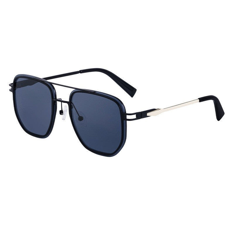 Stylish Rimless Metal Square Sunglasses For Men