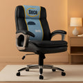 Sillón de oficina ejecutivo ergonómico grande y alto negro