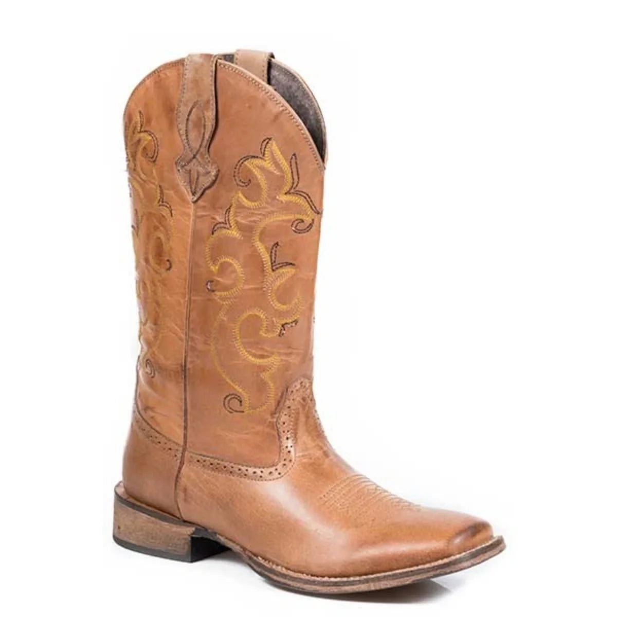Roper Lindsey (Tan) - Women's Cowgirl Boot
