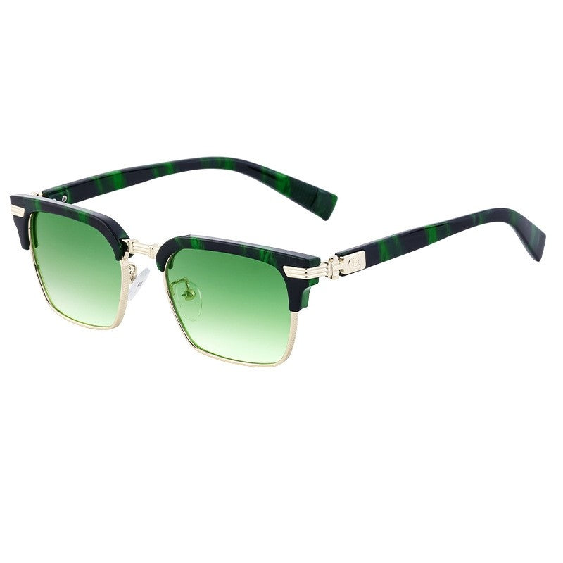 Men's Retro UV Protection Square Sunglasses
