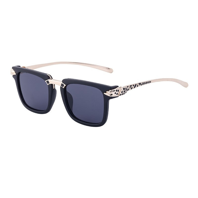 Retro Leopard Print Men's Outdoor Sunglasses