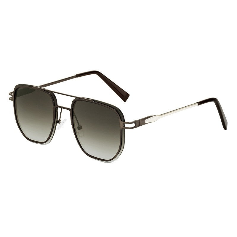 Stylish Rimless Metal Square Sunglasses For Men