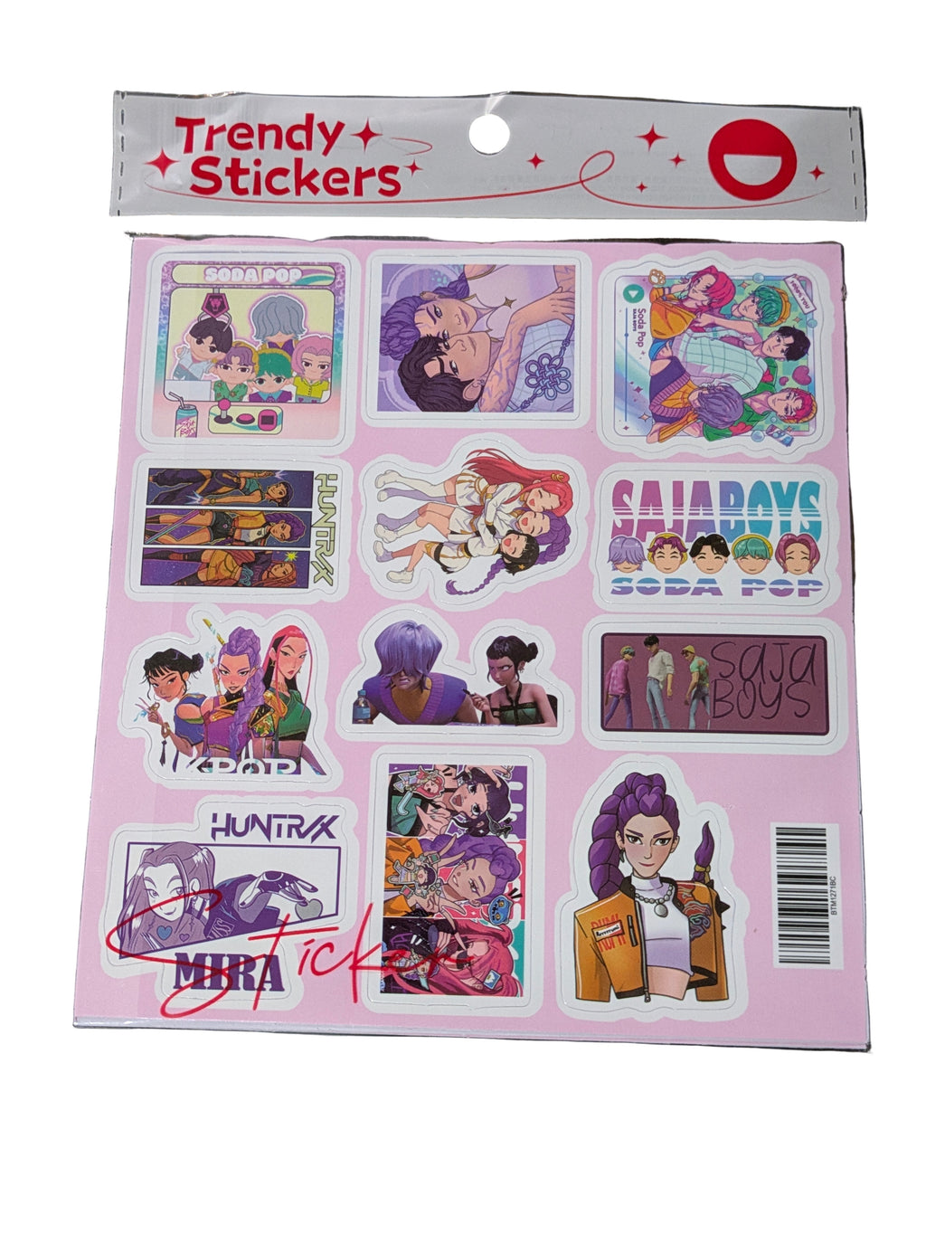 K-POP DEMON HUNTERS Sticker Pack – 75 Stickers (Mega Set)