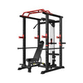 Rovix 1000LBS Soporte Multifuncional para Barra de Pesas Jaula de Sentadillas con Banco de Pesas (SAK35822)