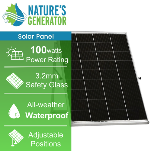 Paneles solares rígidos de 100W