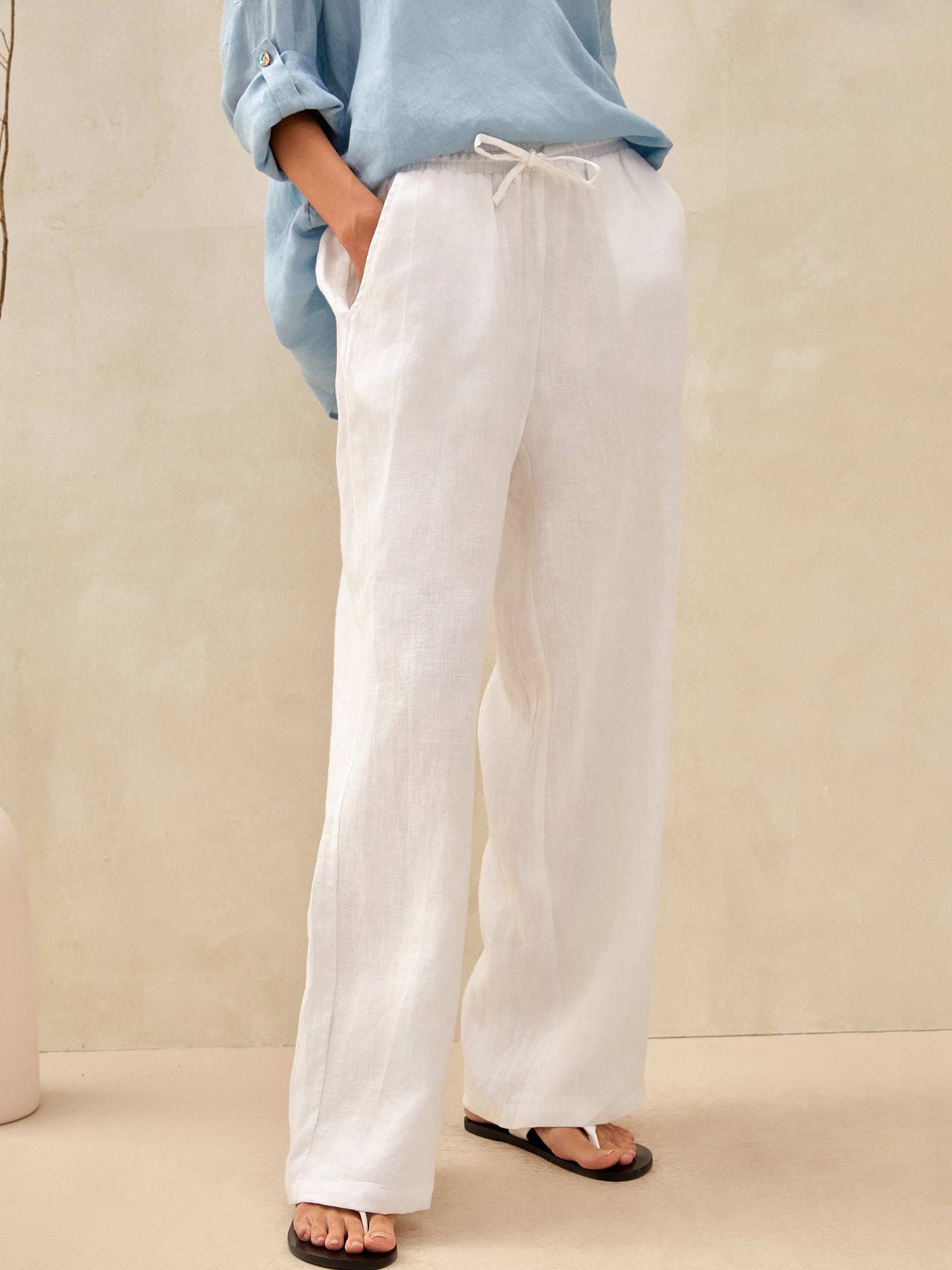Pantalones Clásicos 100% Lino LYON