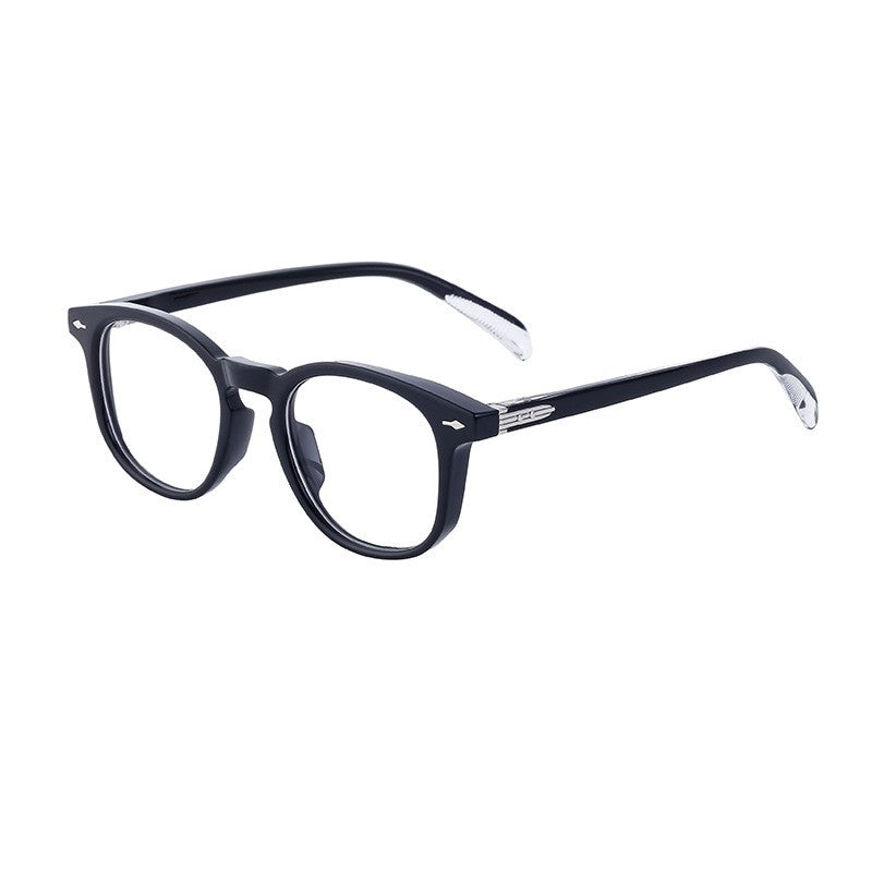 Men's Fashion Round Frame Square Lens Glasses