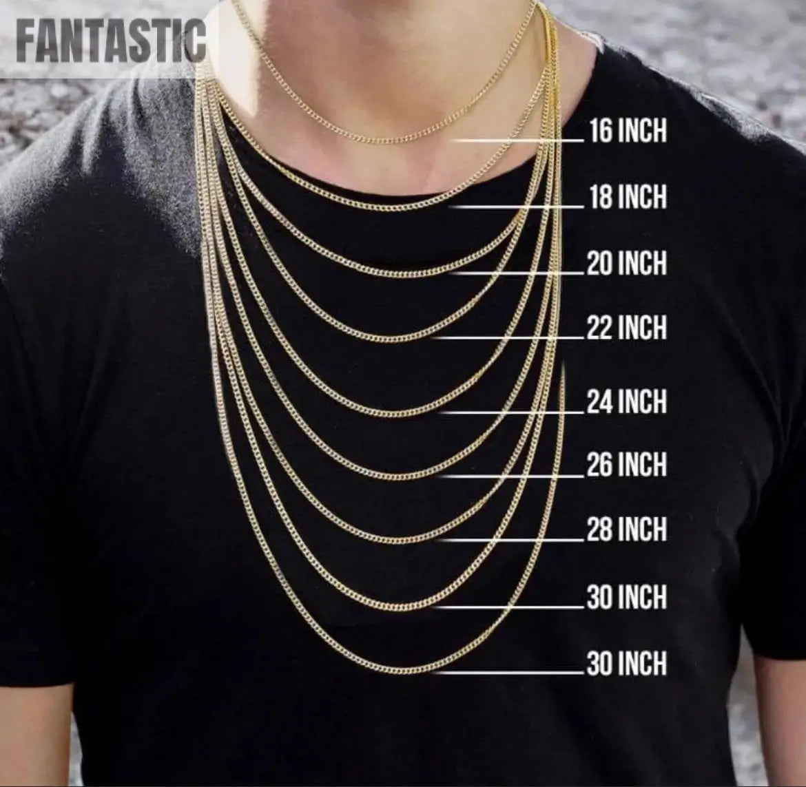 14K Gold Rope Chain Italian Necklace (Hollow) | Cadena de Oro 14K de soga italiana (hueca)