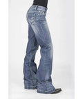 Stetson 214 Trouser Fit Bleached w/ X Pocket- Women's Jeans
