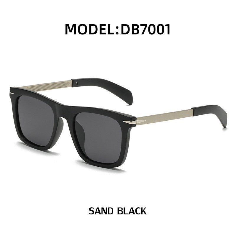 Men's Retro Square Polarized Sunglasses