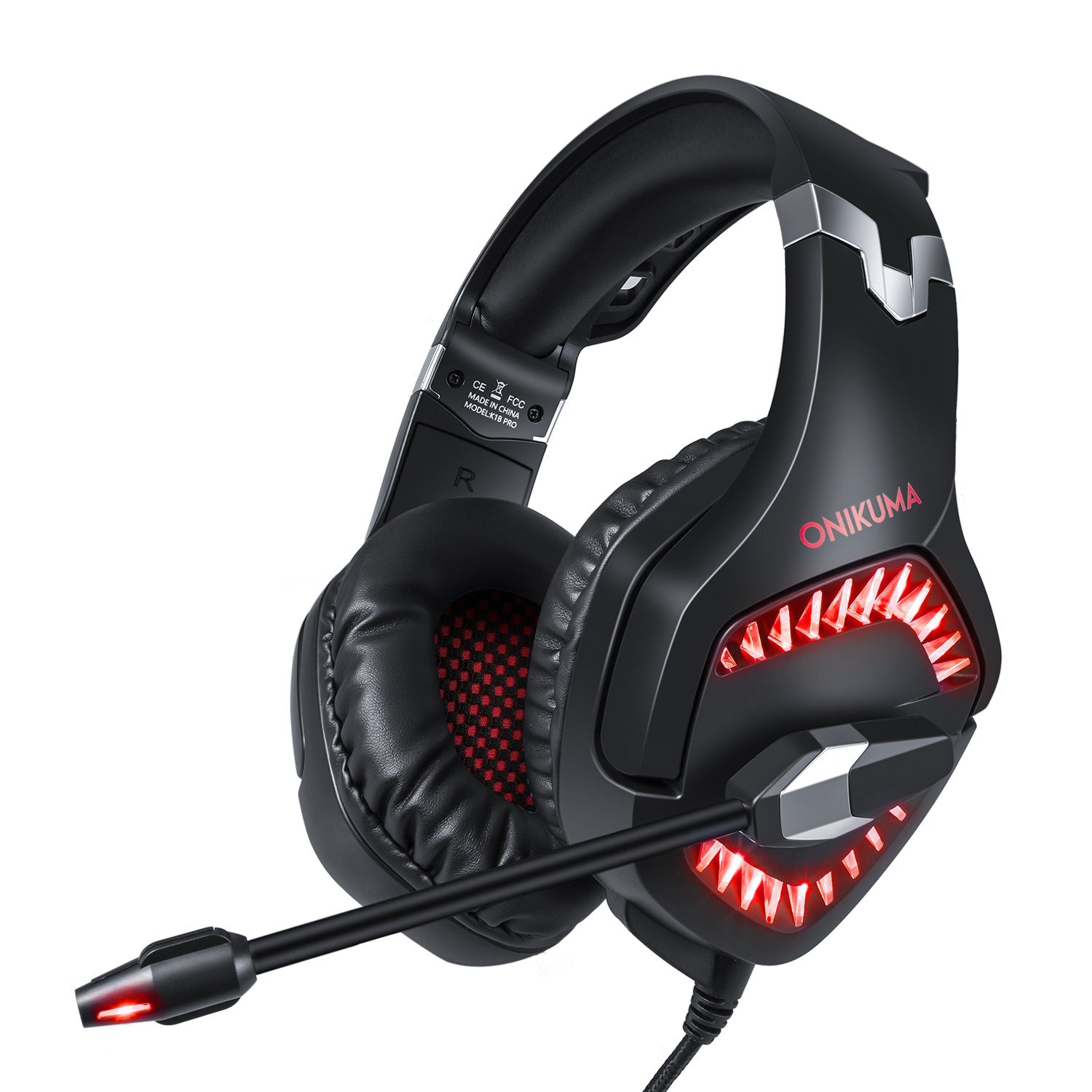 Auriculares Gaming PC Estéreo Cascos con Micrófono Luz LED para Portátil Tablet Móvil Nuevo