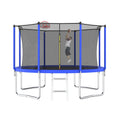 Trampolín de exterior premium de 3.65 m para niños y adultos con canasta de baloncesto y red de seguridad (SAK15723)