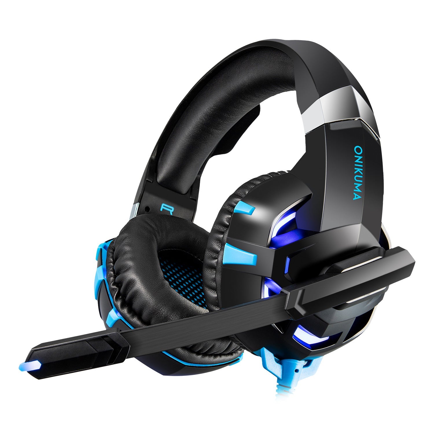 Auriculares K2PRO, auriculares para juegos, auriculares con luz para computadora PS4, con cable