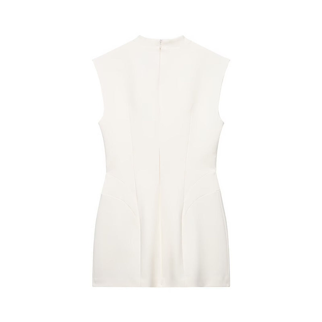 Vestido mini de mujer estilo occidental de peluche