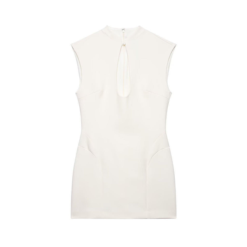 Vestido mini de mujer estilo occidental de peluche