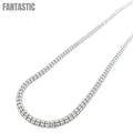 Cadena de oro de 14 quilates - Modelo Ice (oro blanco)