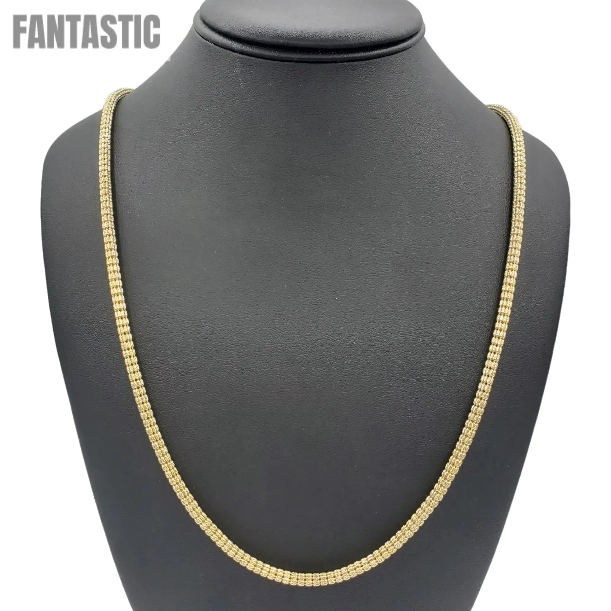 14K Gold- Ice Chain (Yellow Gold)