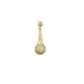14K Gold- Microphone Pendant
