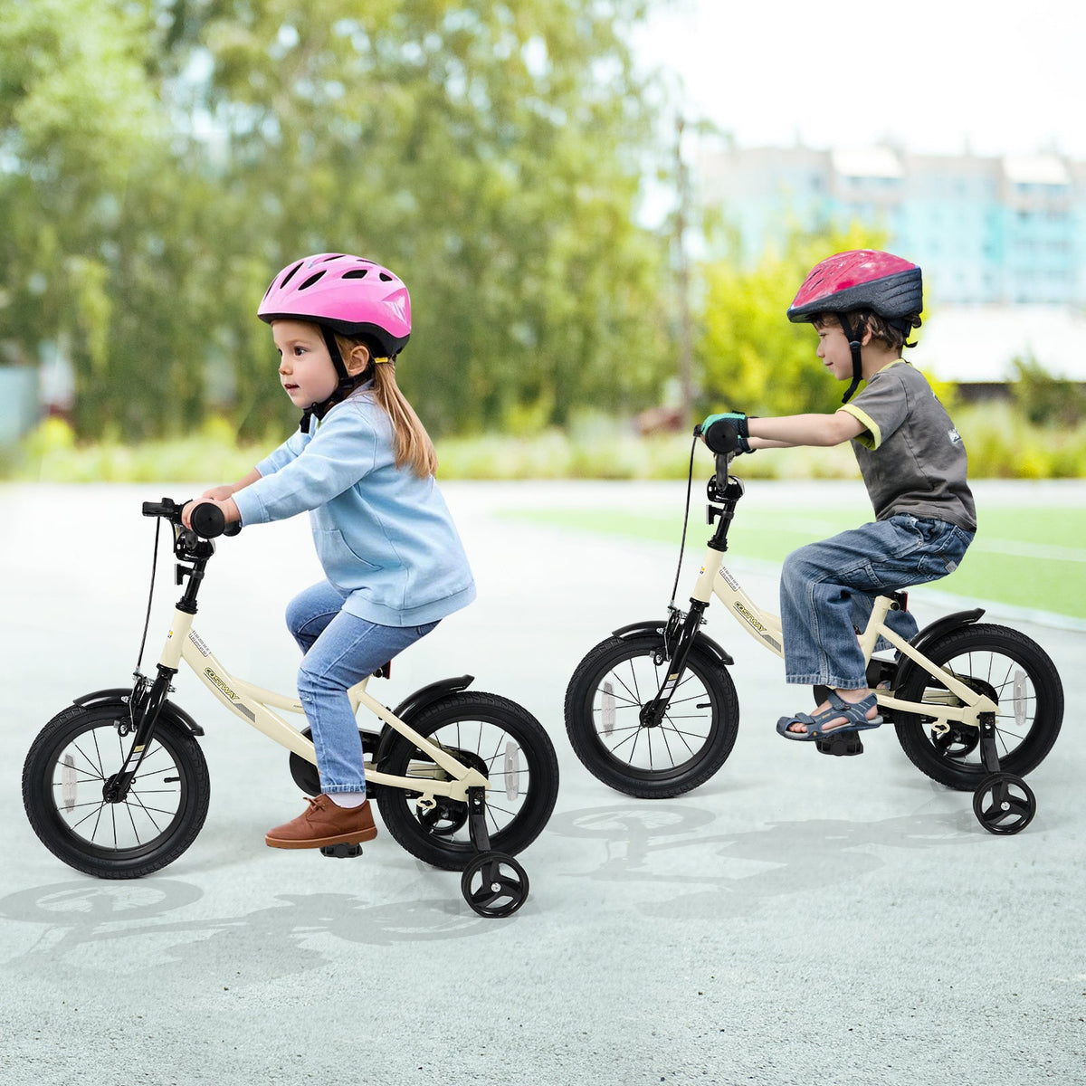 14 Inches Kids Bike Sport Bicycle with Removable Training Wheels