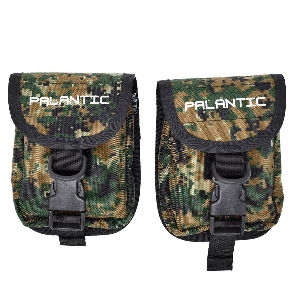 Palantic Scuba Diving Weight Pocket Pouch with QR Buckles, Pair