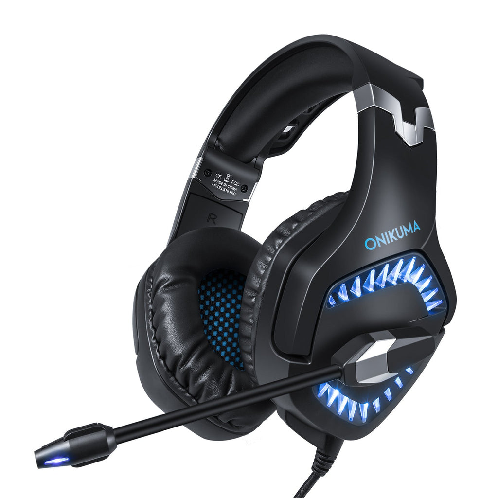 Auriculares Gaming PC Estéreo Cascos con Micrófono Luz LED para Portátil Tablet Móvil Nuevo