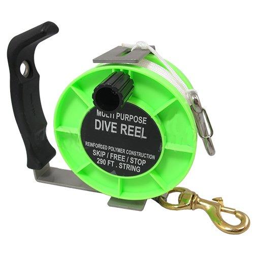 Scuba Choice Diving Stainless Steel Heavy Duty Multi-Purpose Dive Reel 290ft