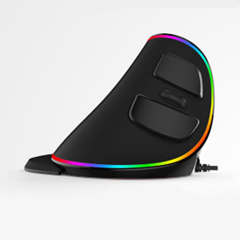 Ratón de juego vertical ergonómico, 6 botones, con cable, inalámbrico, para diestros, para PC portátil