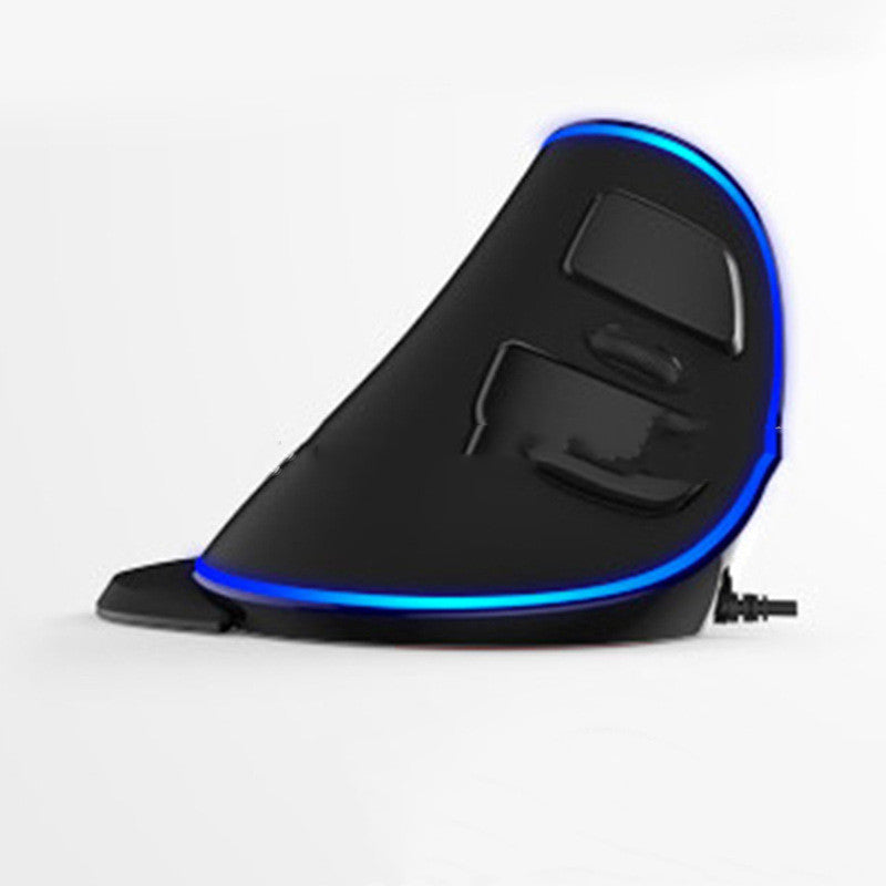 Ratón de juego vertical ergonómico, 6 botones, con cable, inalámbrico, para diestros, para PC portátil