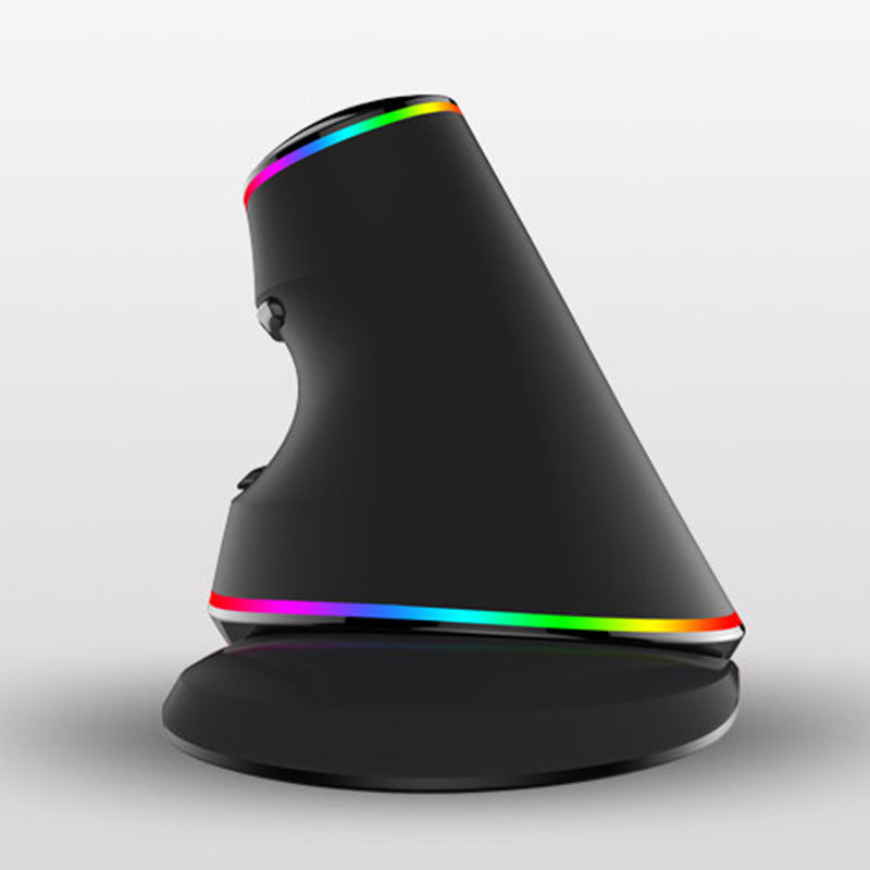 Ratón de juego vertical ergonómico, 6 botones, con cable, inalámbrico, para diestros, para PC portátil