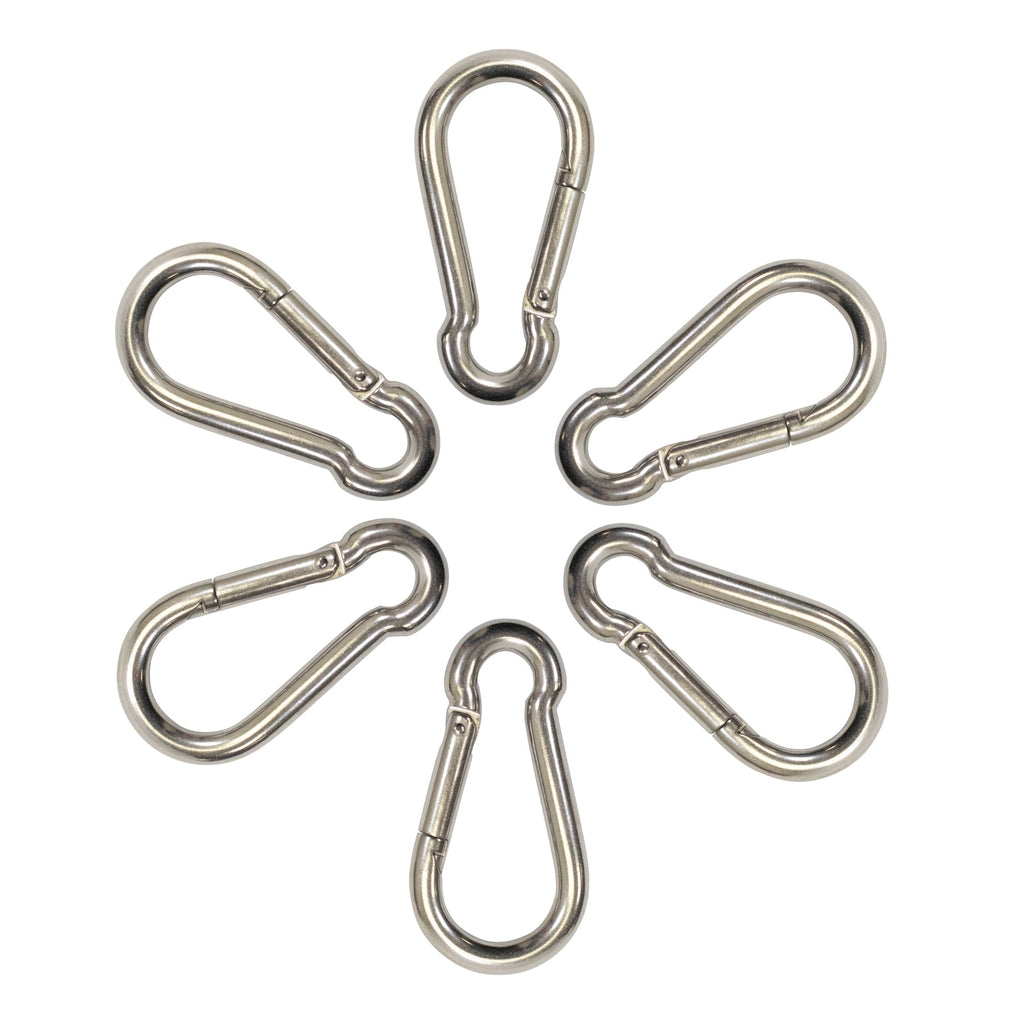 Boat Clip Stainless Steel Safety Spring Hook Carabiner, 3-1/8"