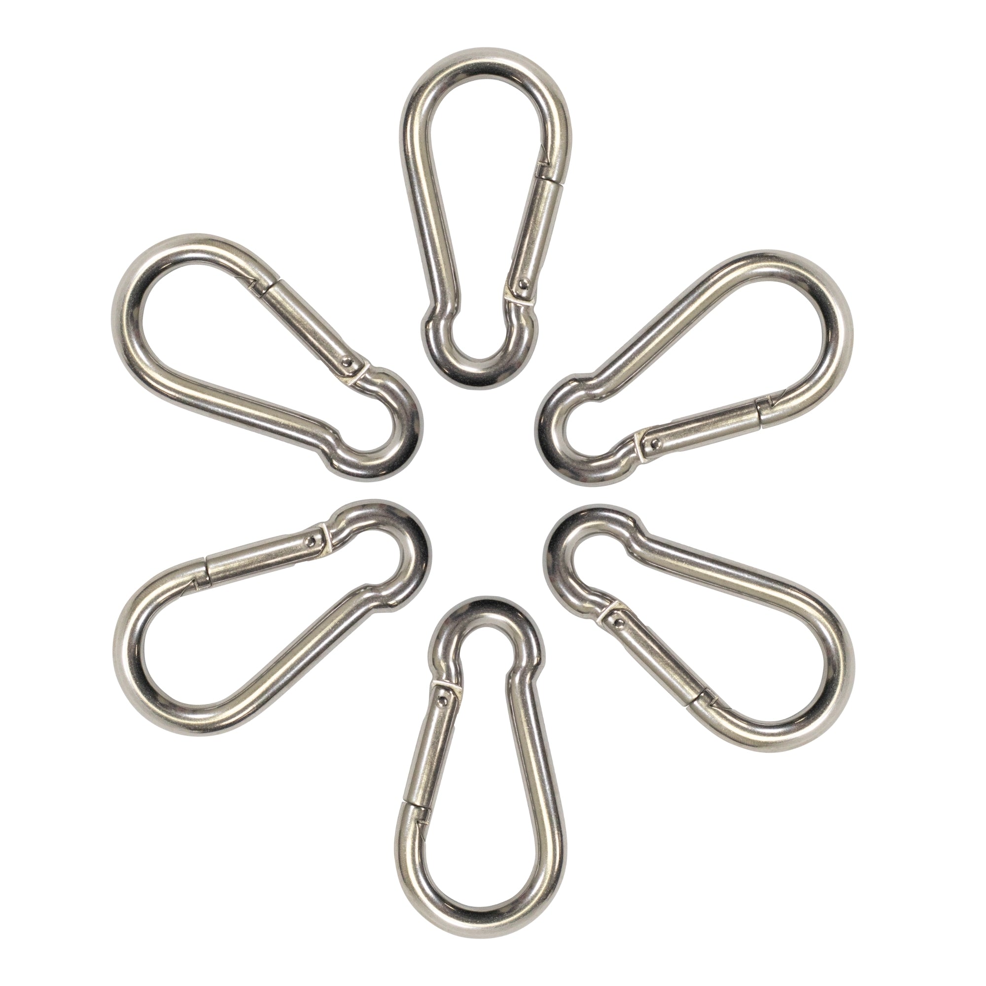 Boat Clip Stainless Steel Safety Spring Hook Carabiner, 3-1/8"