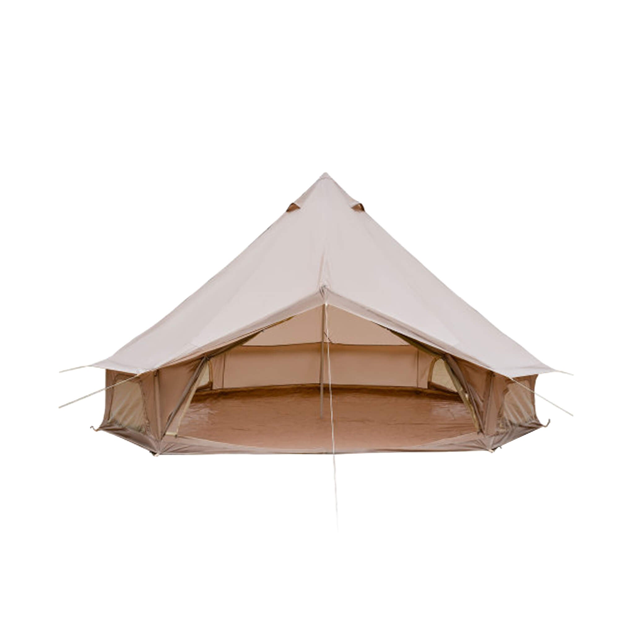 Tienda de campaña tipo campana grande de 16 pies para 10 personas, impermeable para todas las estaciones con salida para estufa (SAK31584)