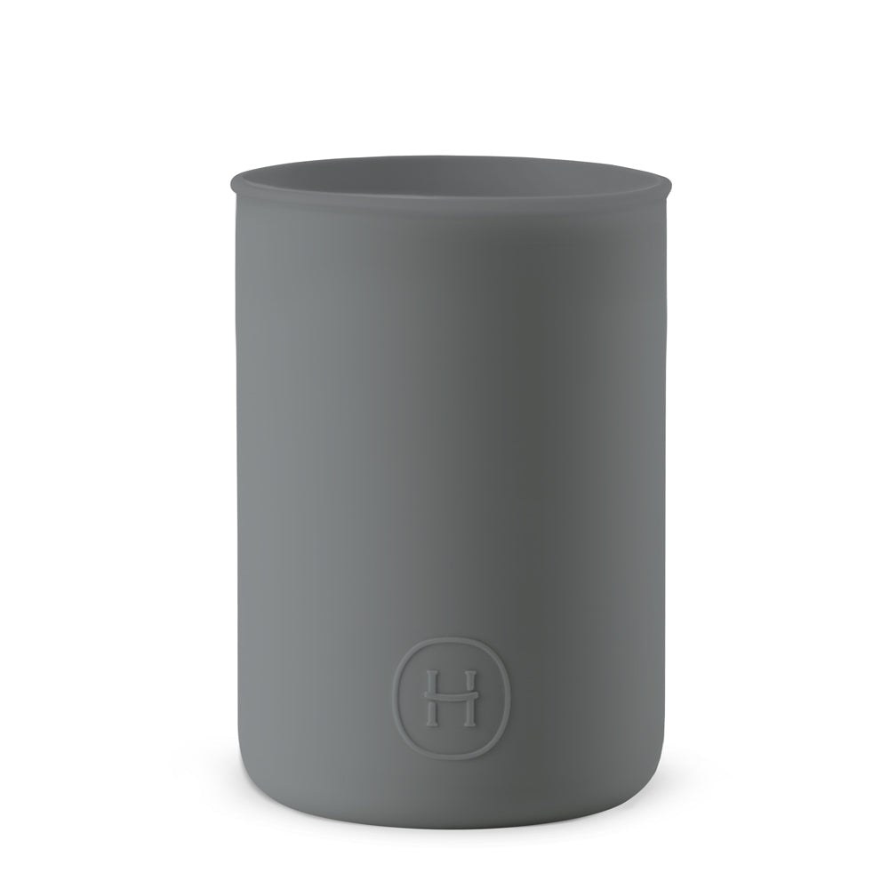 Silicone sleeve- Metallic Grey 16fl oz