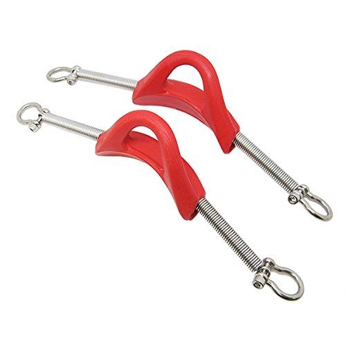 Scuba Choice Diving Stainless Steel Spring Fin Straps Screw Locked Style - Pair
