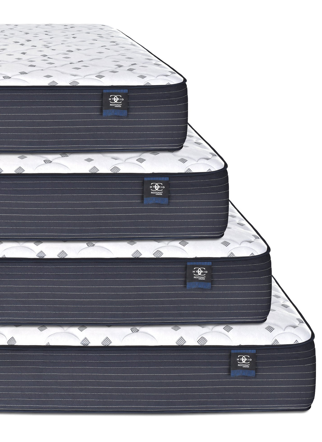Restonic 11.5" comfortcare hybrid restonic direct plush