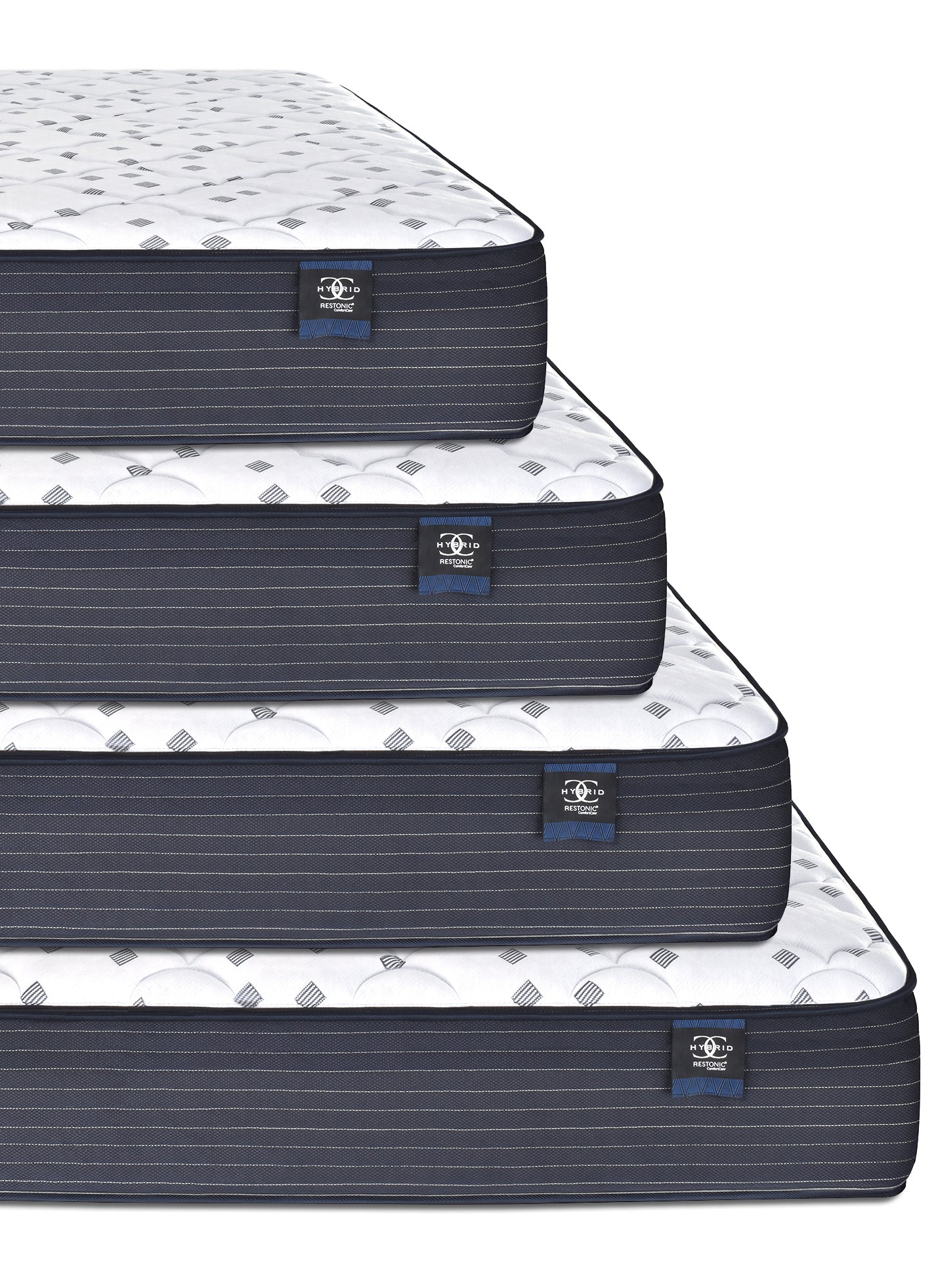 Restonic 11.5" comfortcare hybrid restonic direct plush