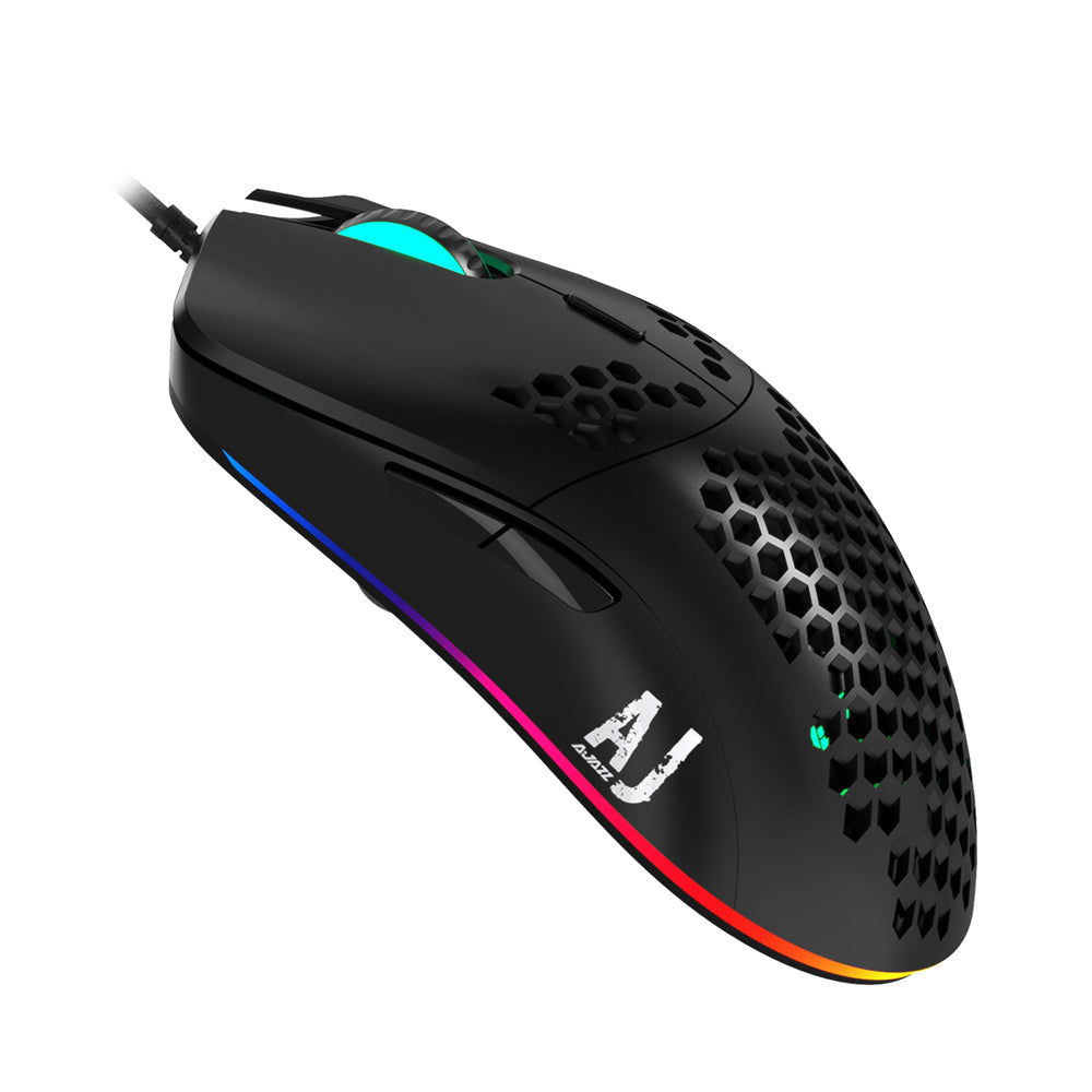 Ratón Gaming con Cable Ligero de Agujeros