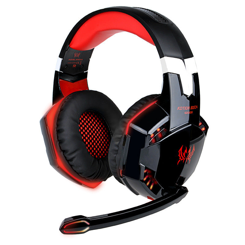 Auriculares G9000 para juegos con micrófono, auriculares de un solo orificio de 3.5+USB para PS4