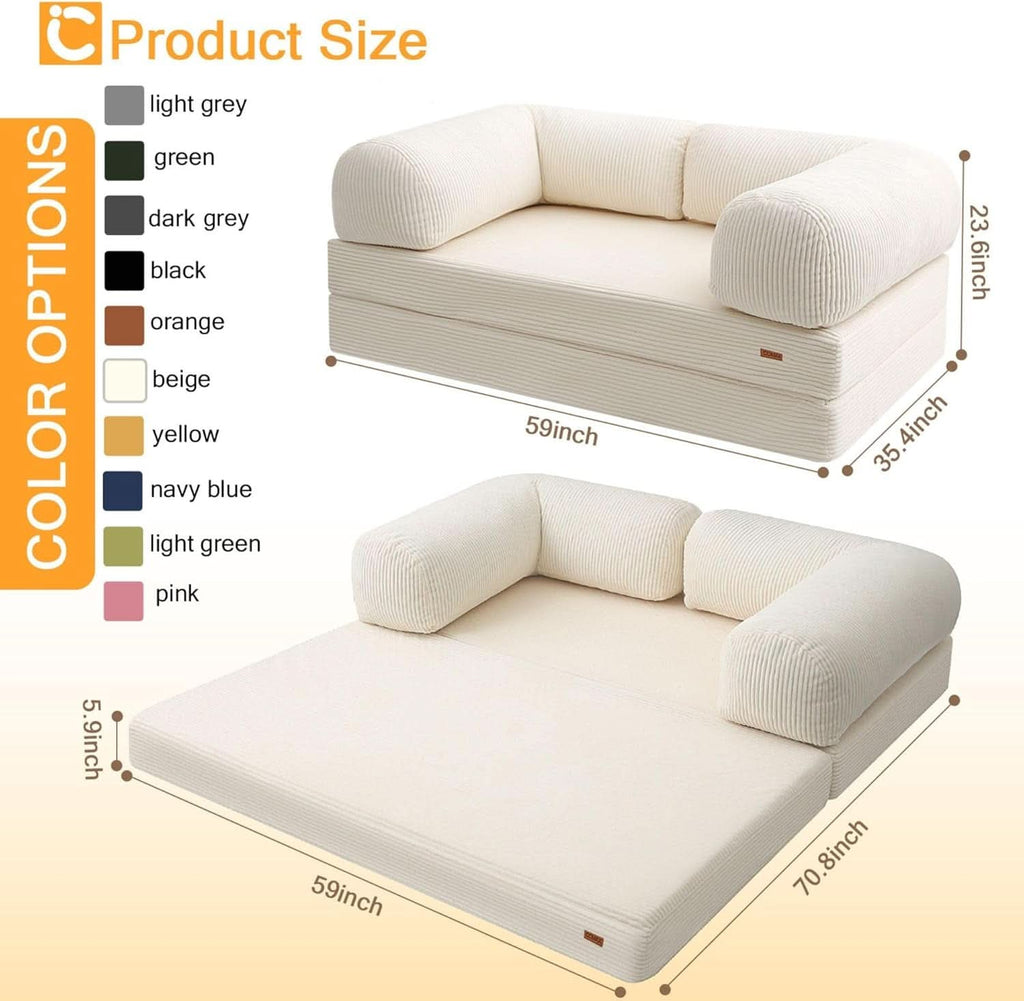 Sofá cama plegable Queen LivingSpace SpaceSaver