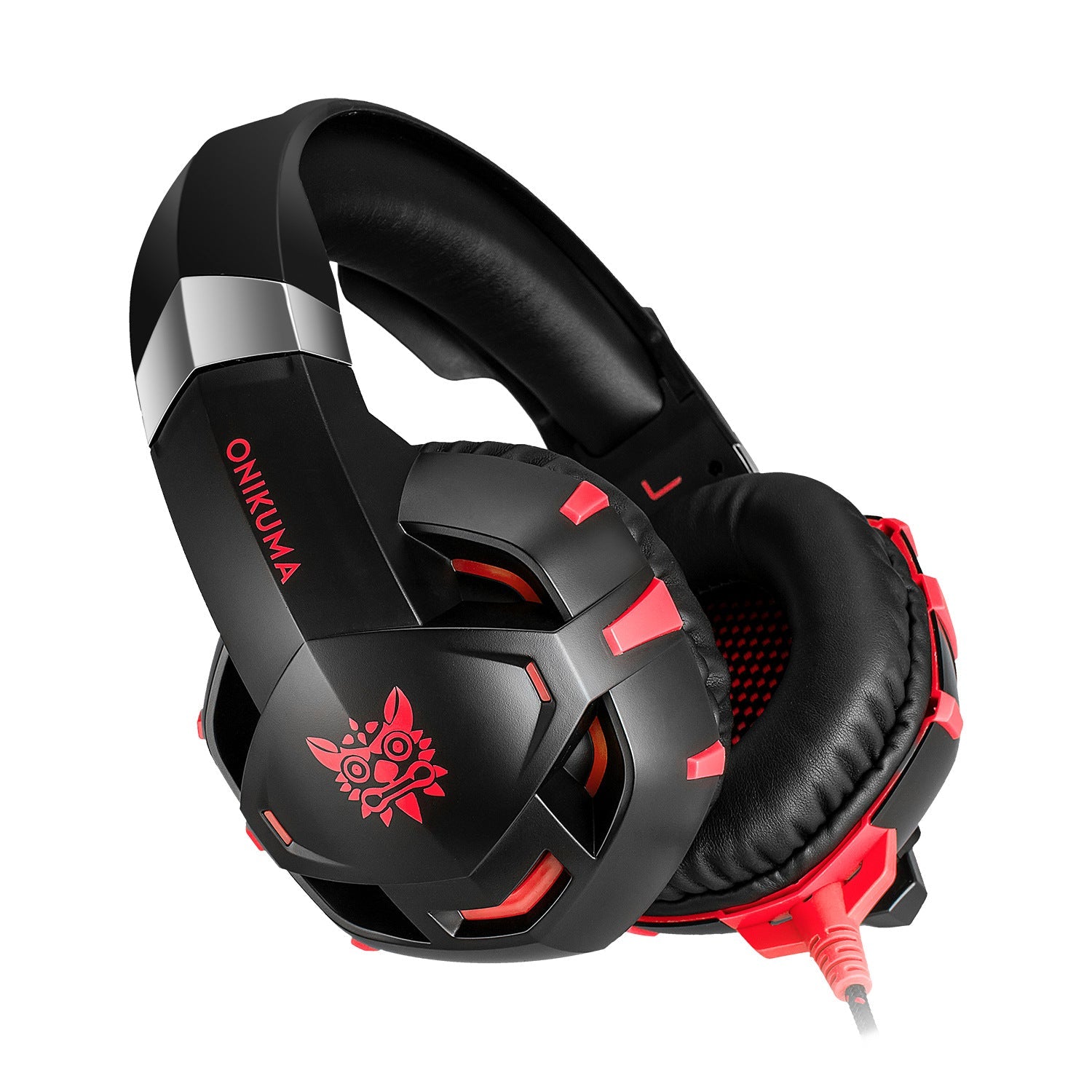 Auriculares K2PRO, auriculares para juegos, auriculares con luz para computadora PS4, con cable