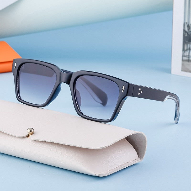Men's Fashion Square Frame Trendy Outdoor Sunglasses