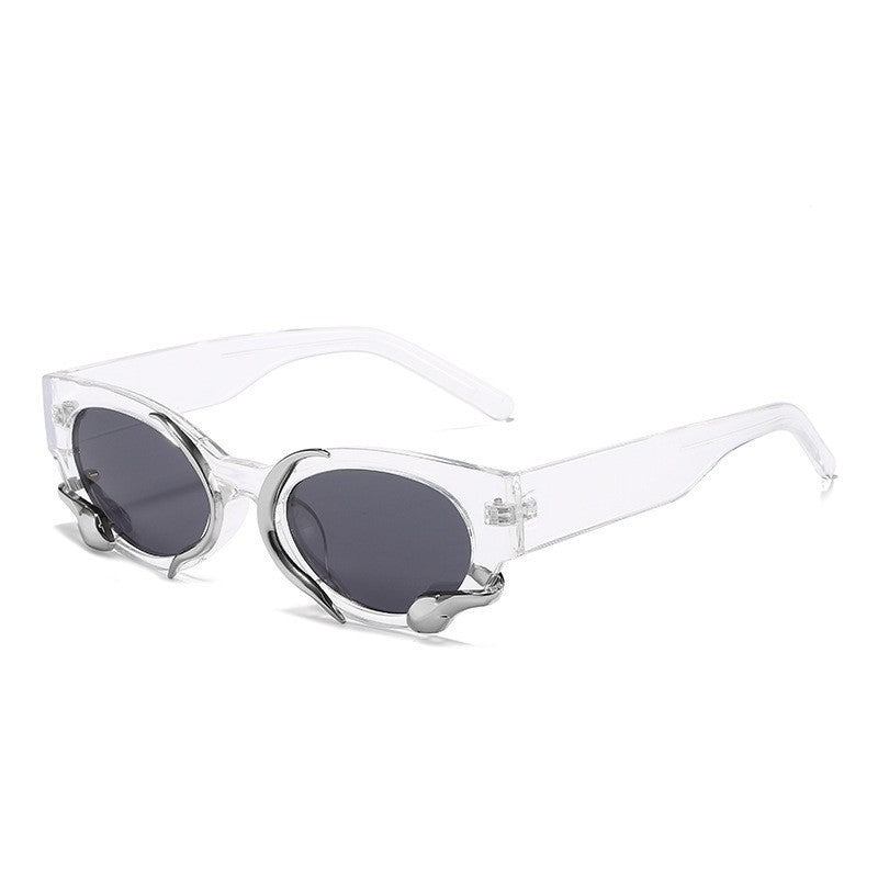 Wide-Legged Cat Eye Sunglasses For Women