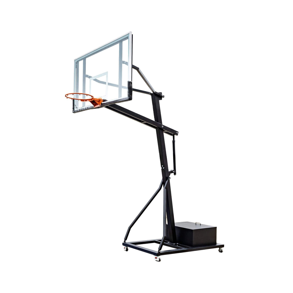 [18X24FT] Aro de Baloncesto Portátil Ajustable de Alta Resistencia Con Cancha (SAK72980)