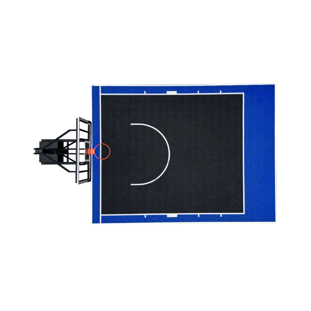 [18X24FT] Aro de Baloncesto Portátil Ajustable de Alta Resistencia Con Cancha (SAK72980)