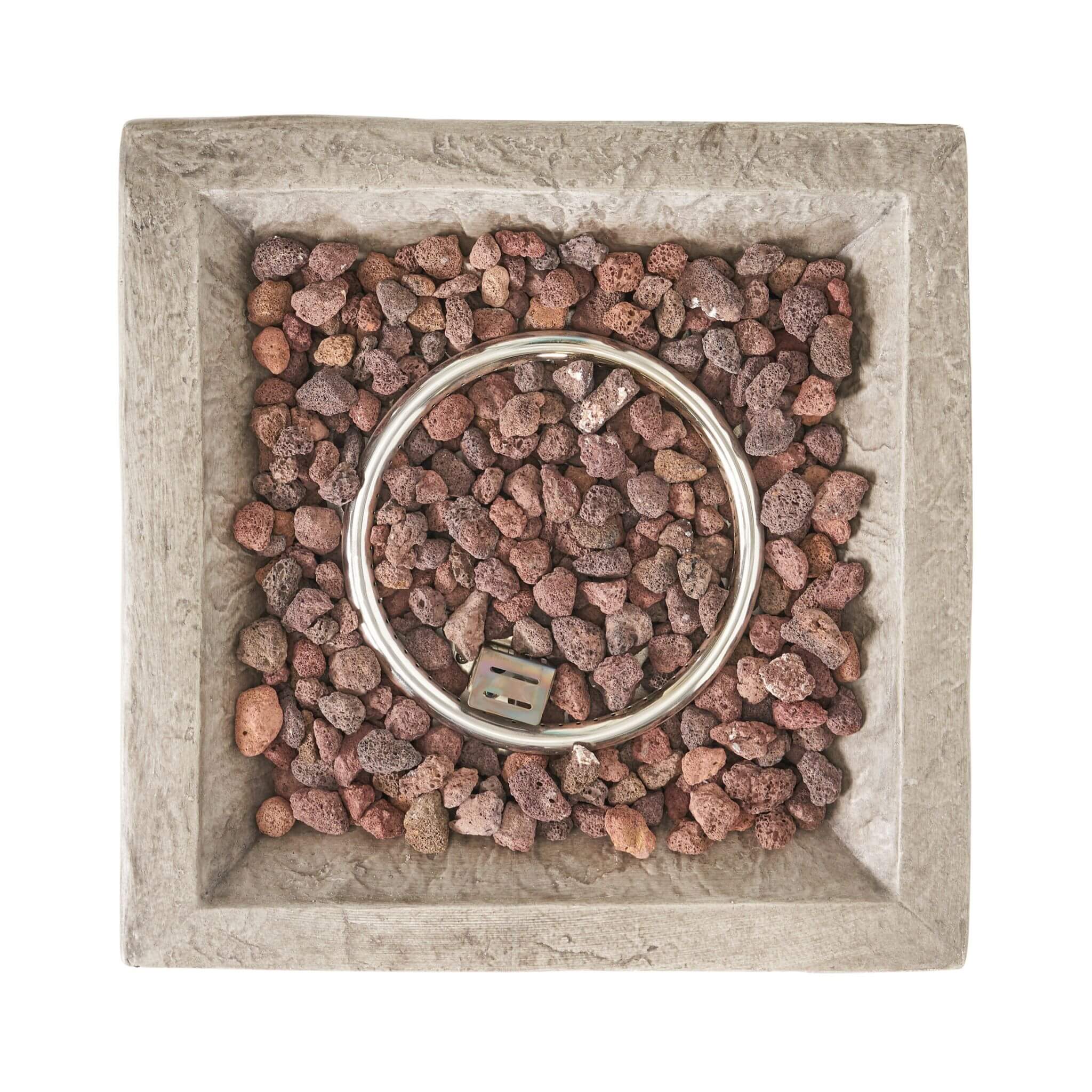 Columna de fuego de piedra natural Alora de 19 pulgadas y 40 000 BTU para exteriores (SAK36771)