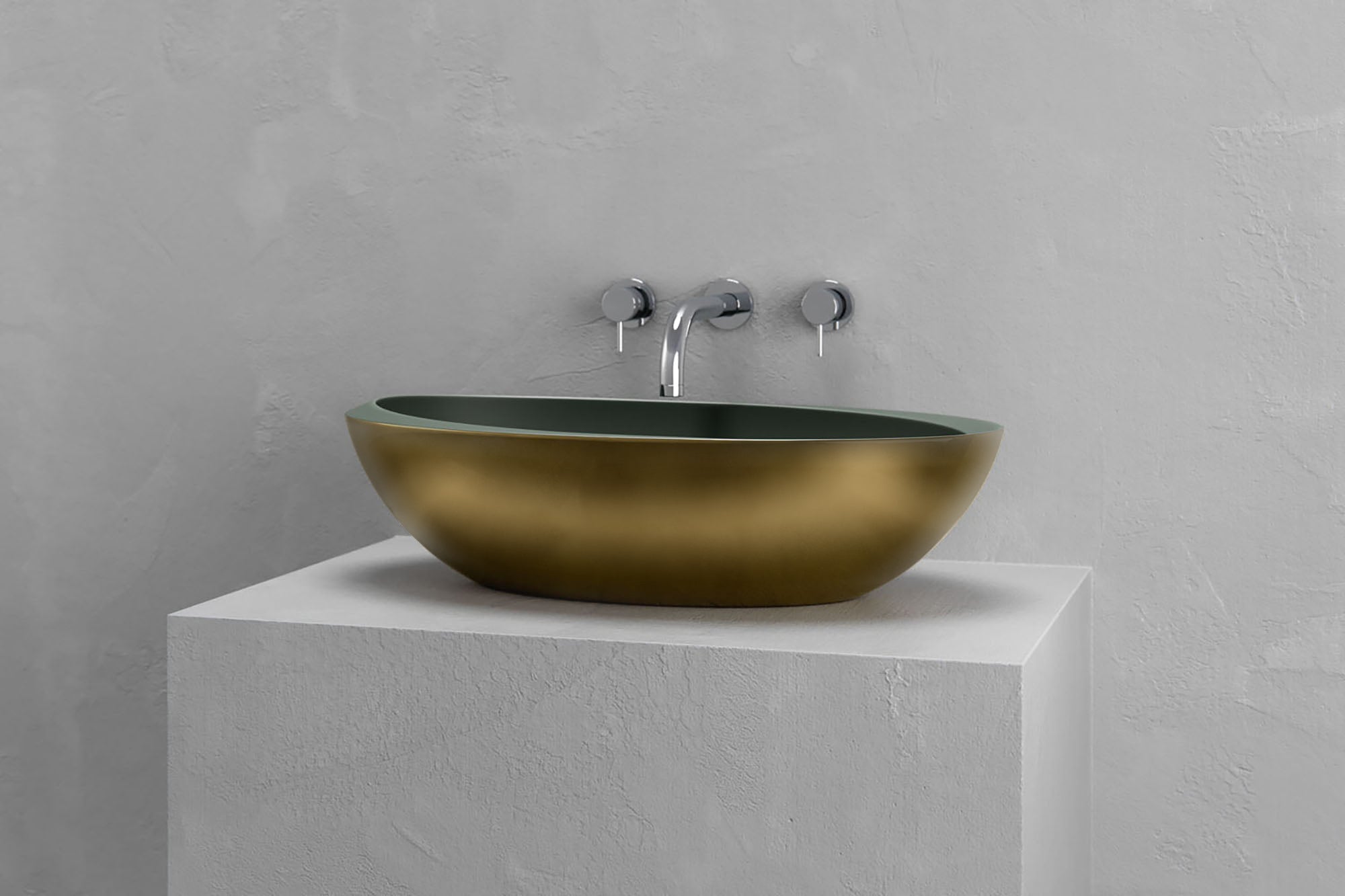 Half Ovoid Luxury Vessel Sink