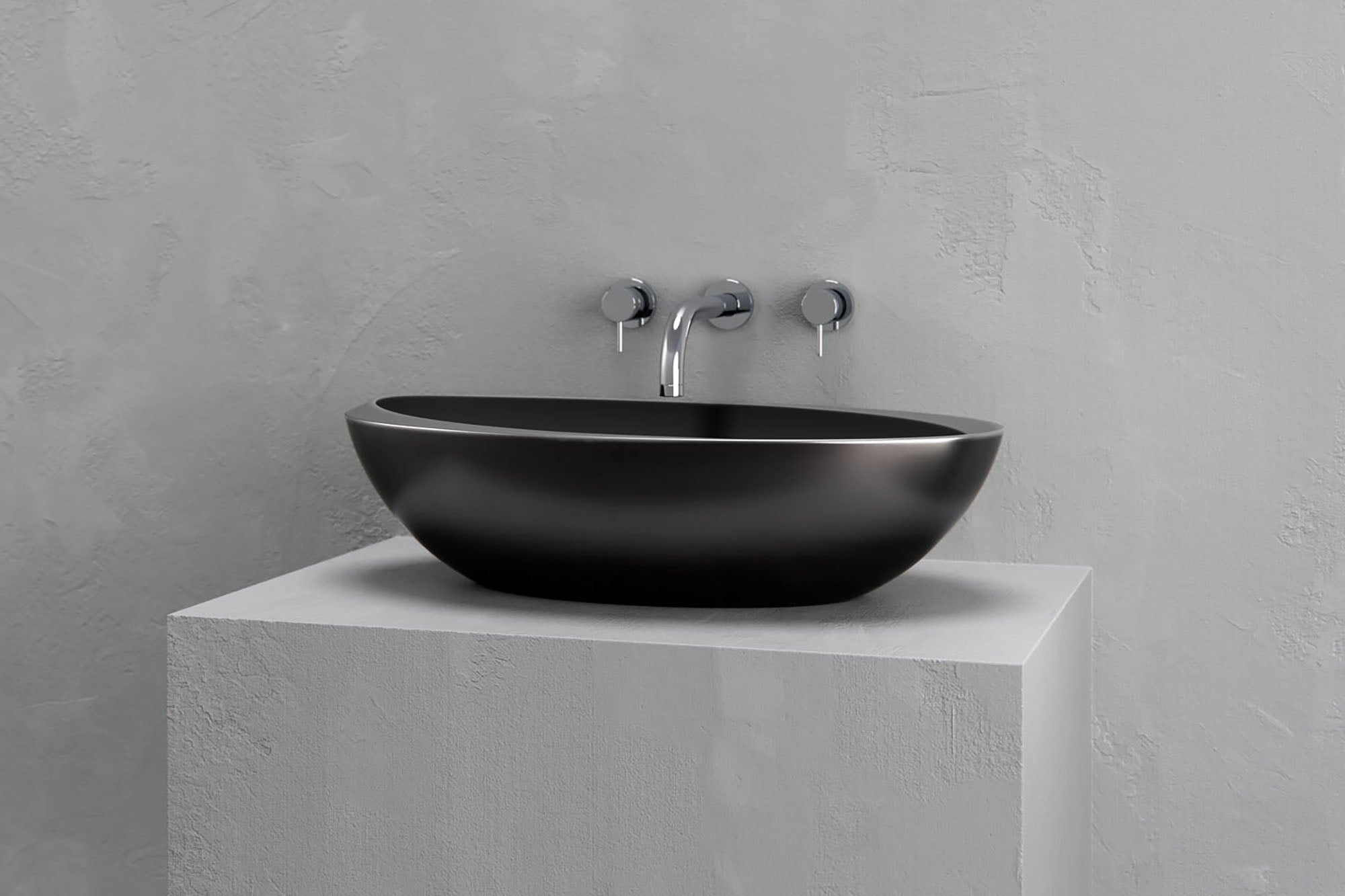 Half Ovoid Luxury Vessel Sink
