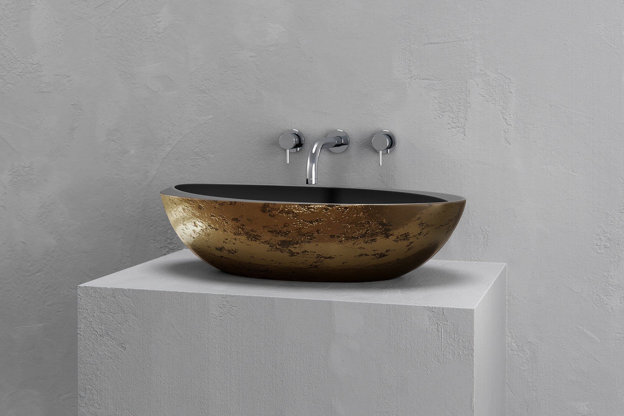 Half Ovoid Luxury Vessel Sink