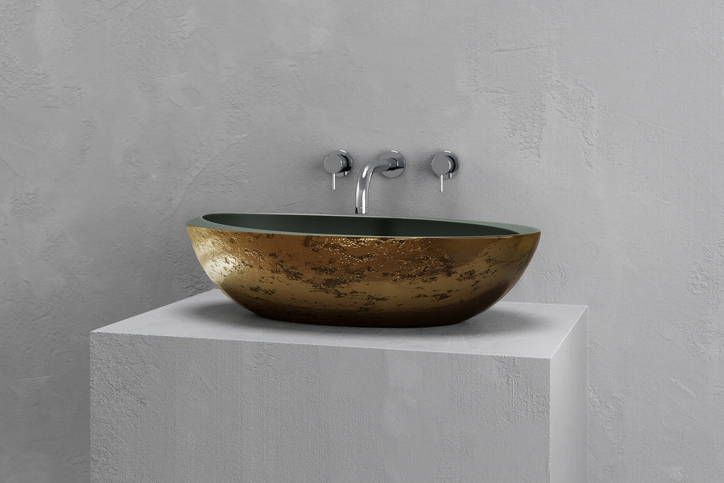 Half Ovoid Luxury Vessel Sink