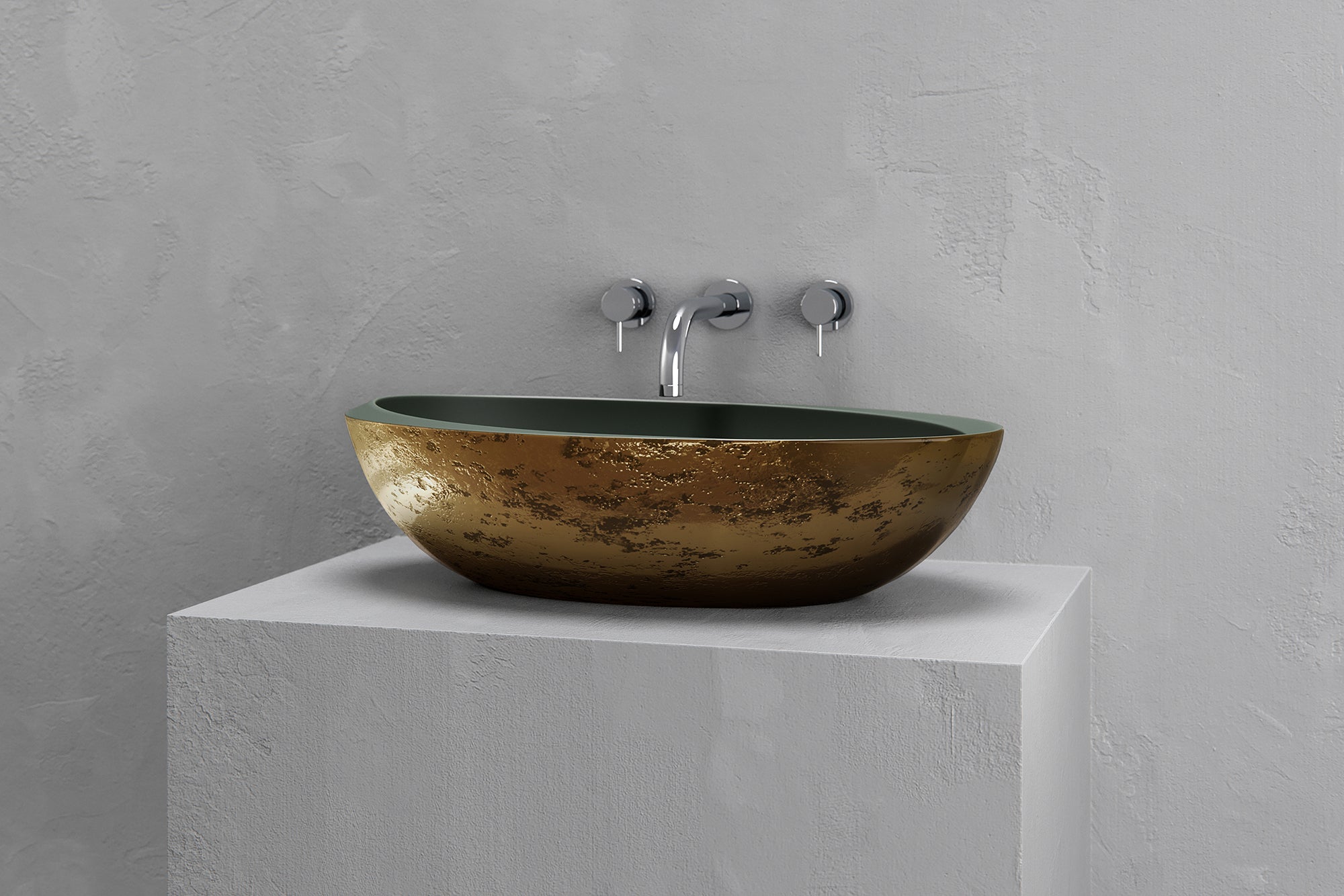Half Ovoid Luxury Vessel Sink